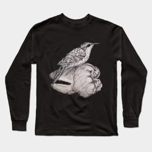 Brown Creeper on Tooth Long Sleeve T-Shirt